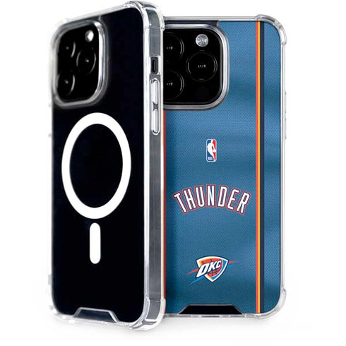 NBA Oklahoma City Thunder Jersey iPhone 15 Pro MagSafe Case